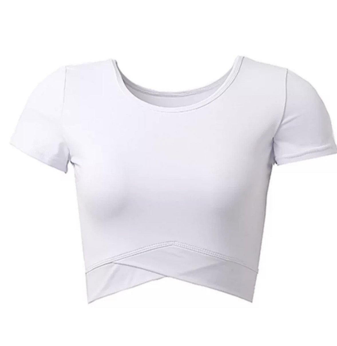 V-Cut Crop Top T-Shirt - Competitor Source