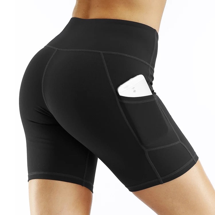 High-Waisted Performance Shorts - Competitor Source